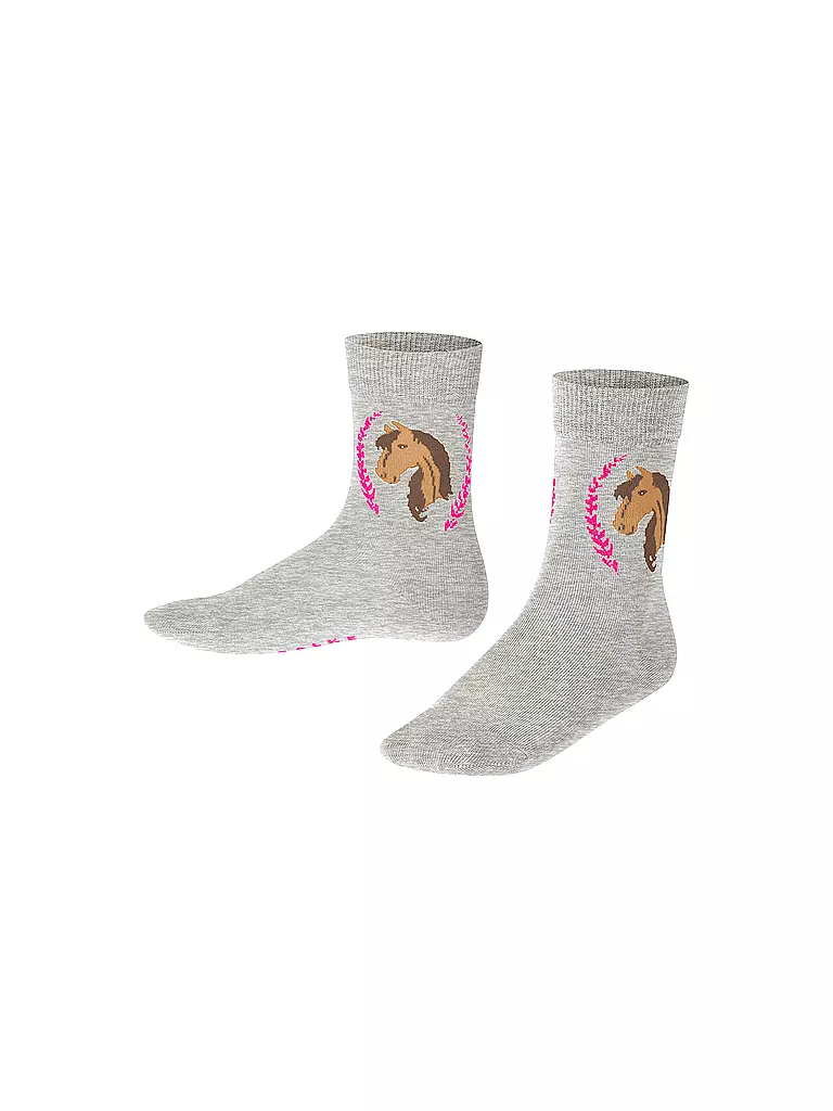 FALKE | Mädchen Socken light grey | hellgrau