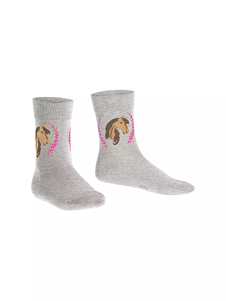 FALKE | Mädchen Socken light grey | hellgrau