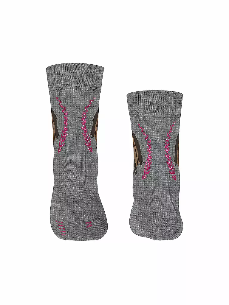 FALKE | Mädchen Socken light greymelange | grau