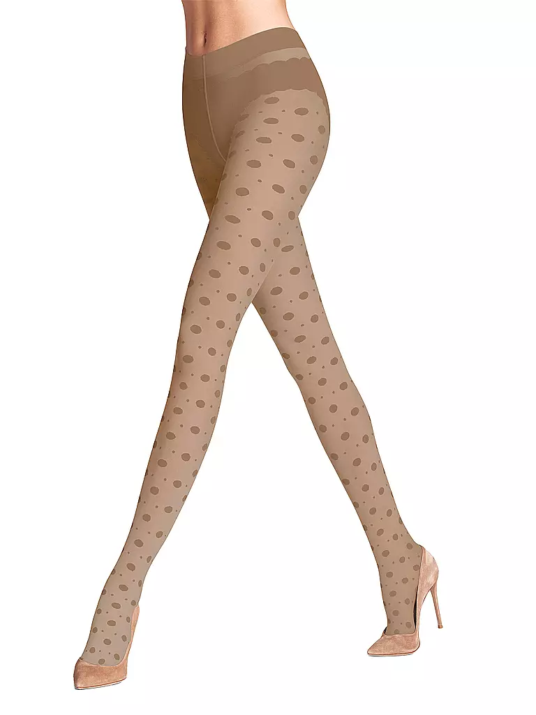 FALKE | Modestrumpfhose SNOW DOT powder | beige