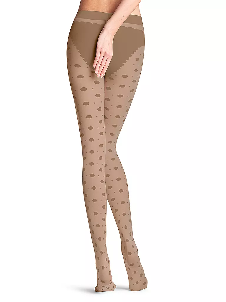 FALKE | Modestrumpfhose SNOW DOT powder | schwarz