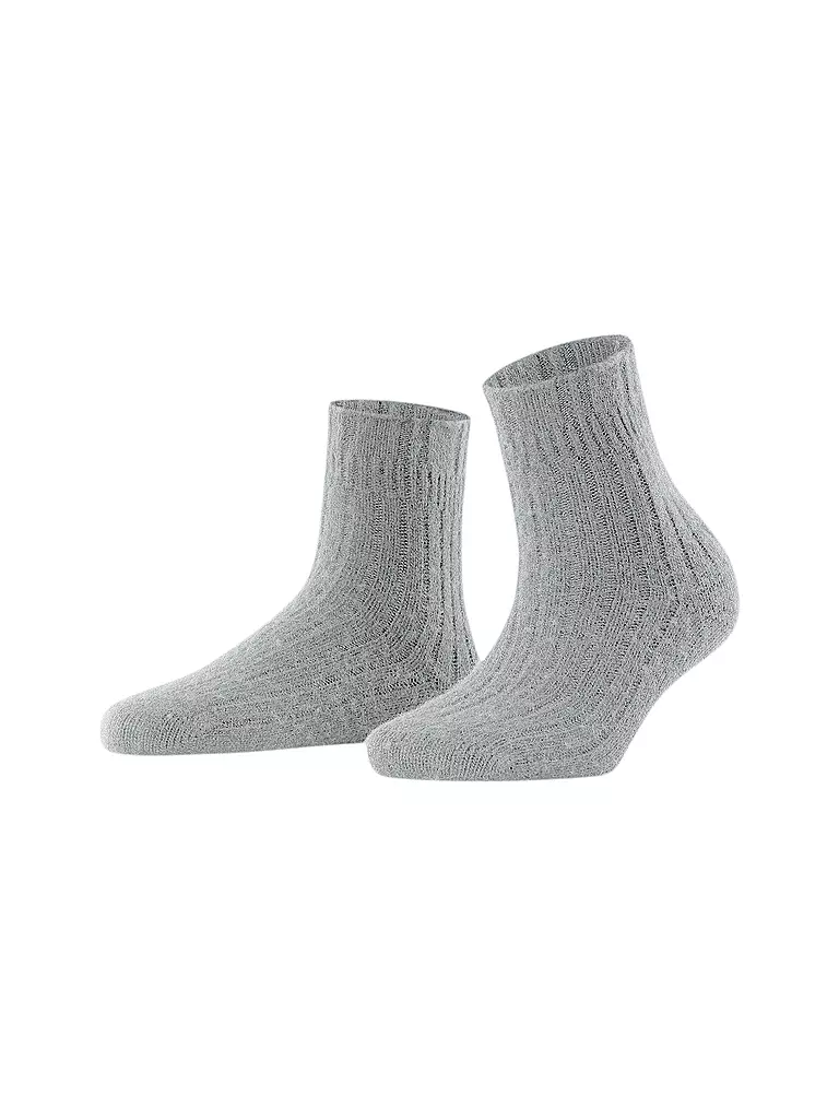 FALKE | Socken BEDSOCK RIB  | silber