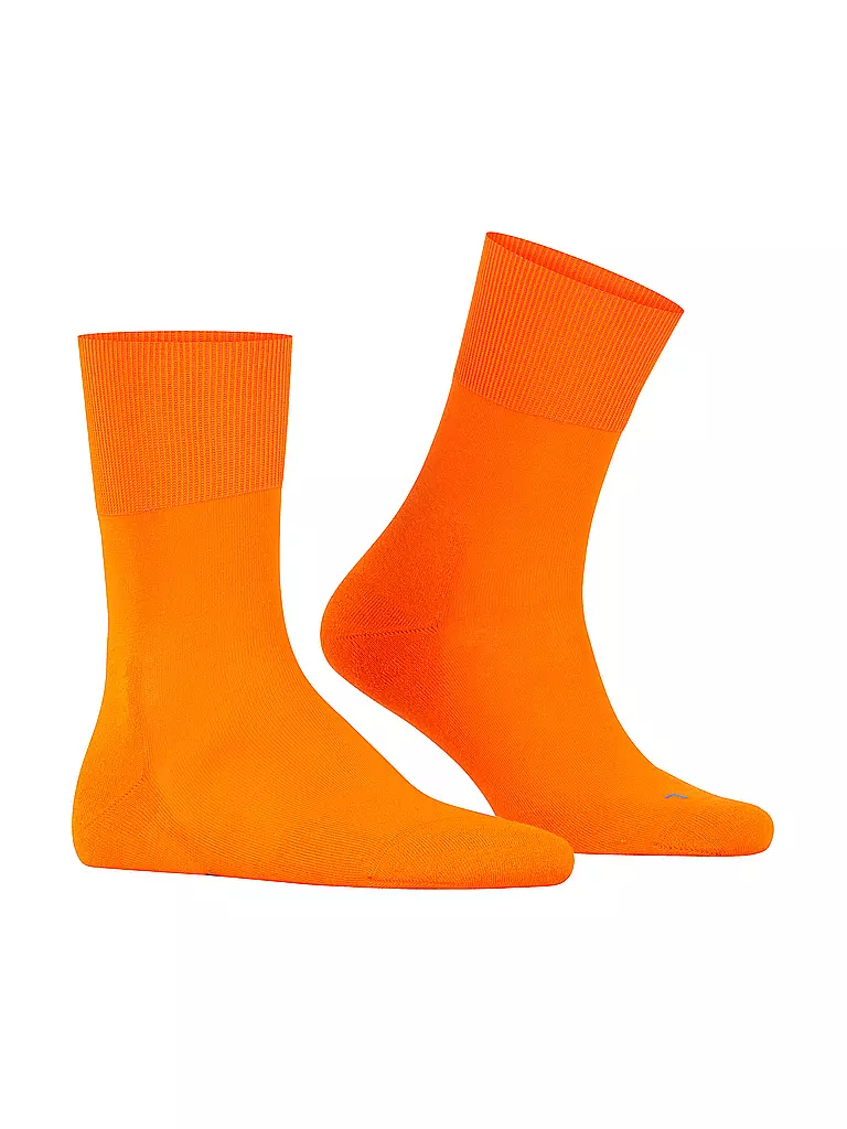 Promoten bevind zich Indringing FALKE Socken bright orange orange