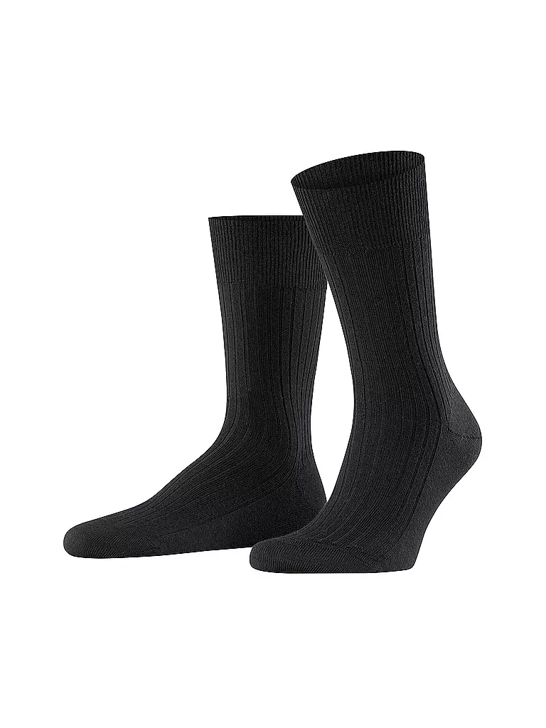 FALKE | Socken BRISTOL PURE black | schwarz