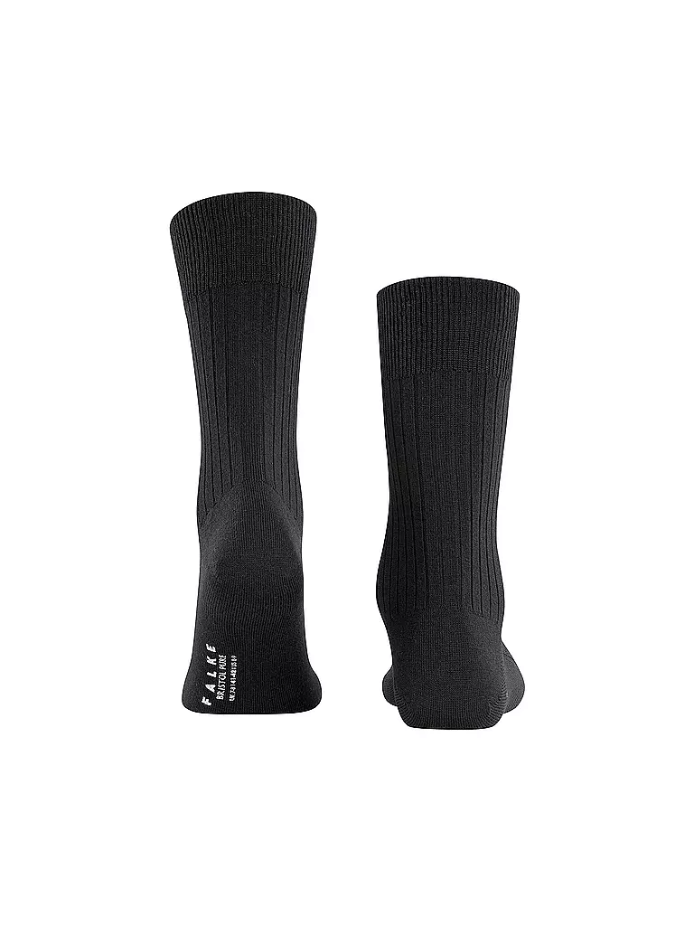 FALKE | Socken BRISTOL PURE black | schwarz