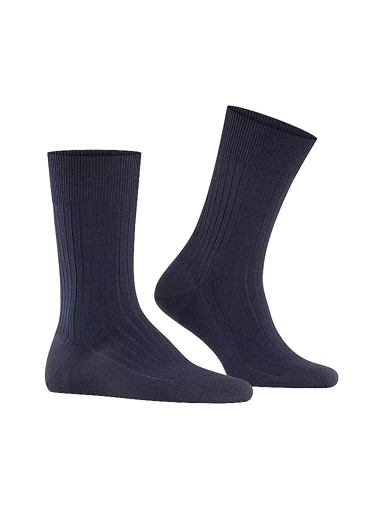 FALKE | Socken BRISTOL PURE dark navy | blau