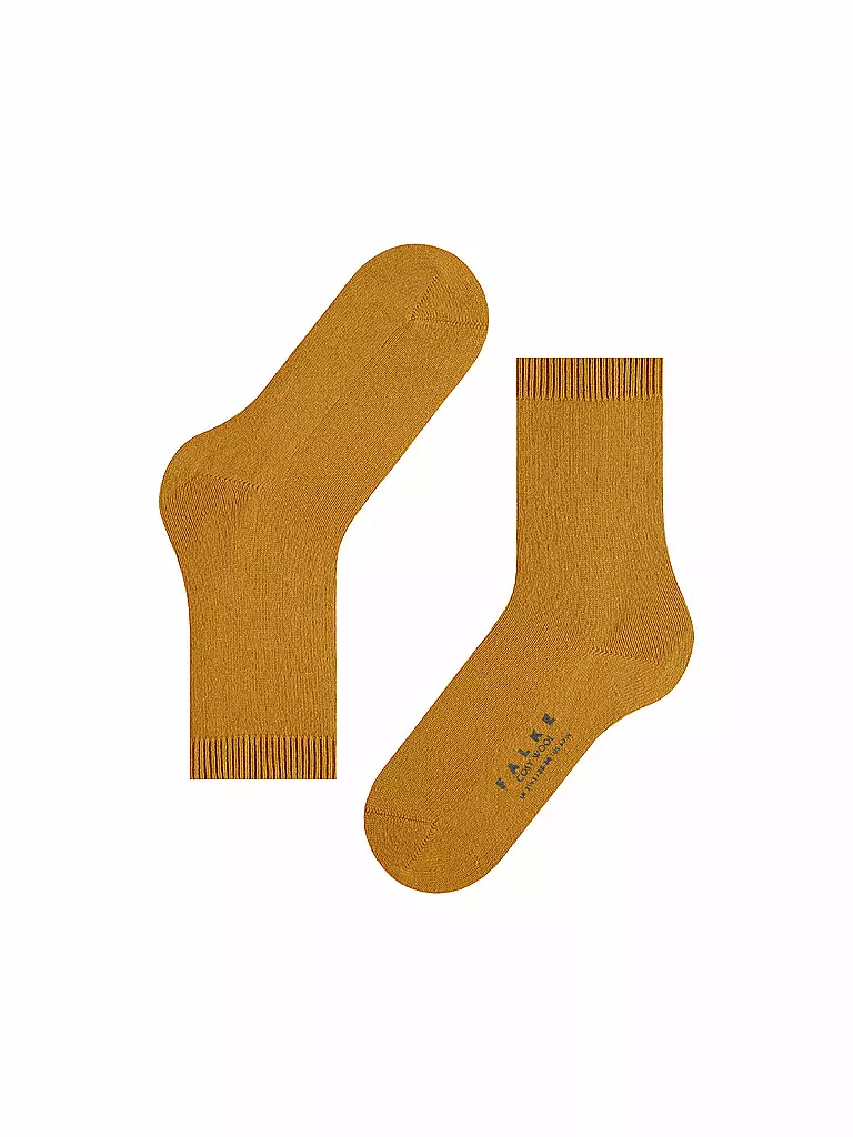 FALKE | Socken COSY WOOL amber | hellgrau