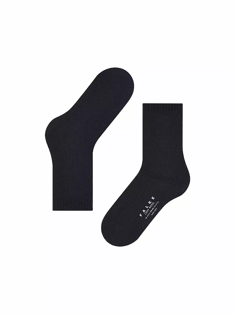 FALKE | Socken COSY WOOL dark navy | hellgrau