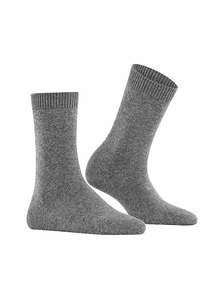 FALKE | Socken COSY WOOL lieght greymelange | hellgrau