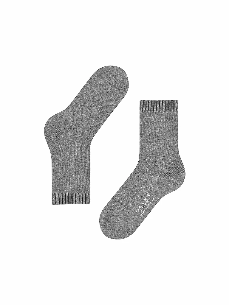 FALKE | Socken COSY WOOL lieght greymelange | hellgrau