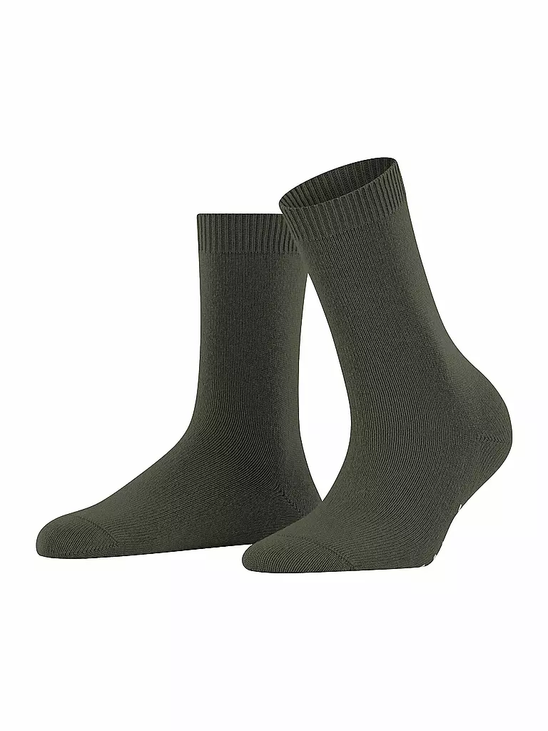 FALKE | Socken COSY WOOL military | olive