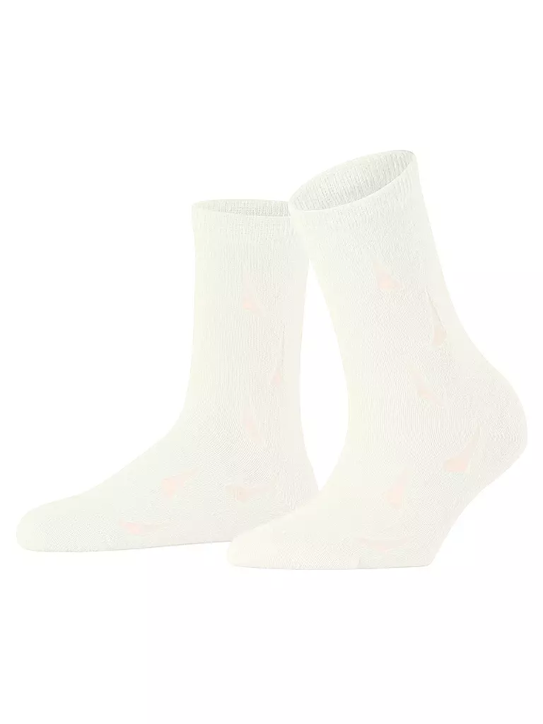 FALKE | Socken DISTRESSED off white | creme