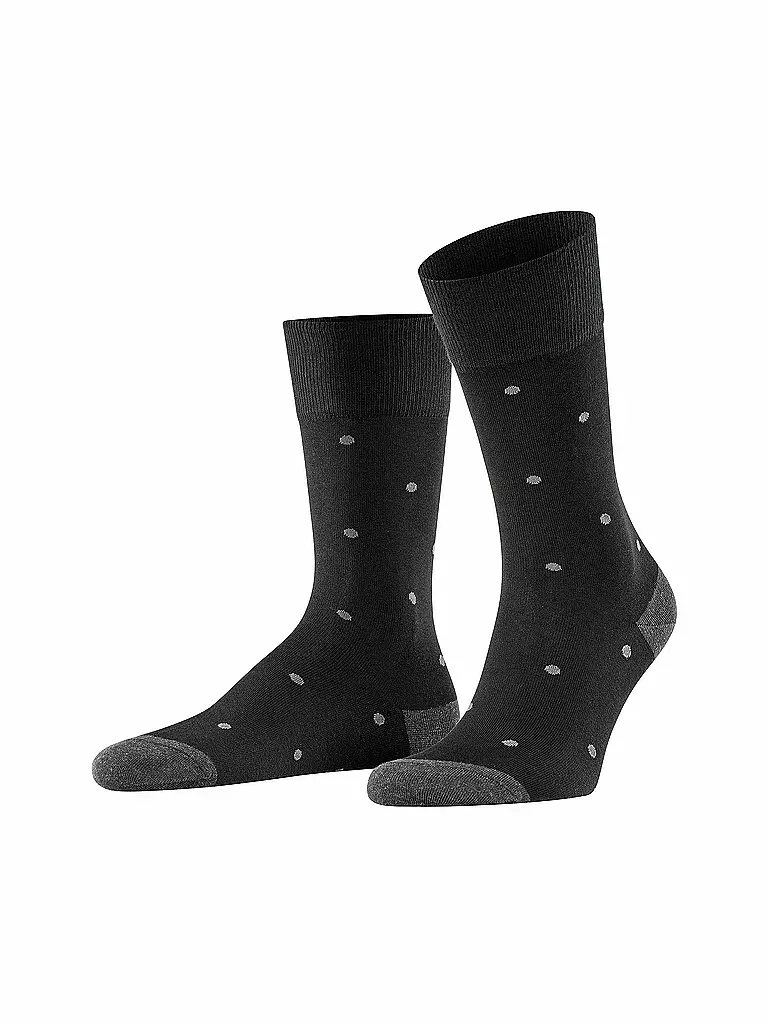 FALKE | Socken Dot anthracite mel. | grau