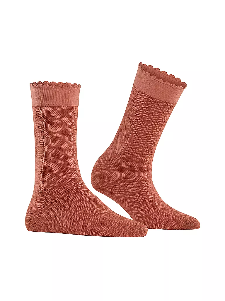 FALKE | Socken HOARDING HONEY terra | orange