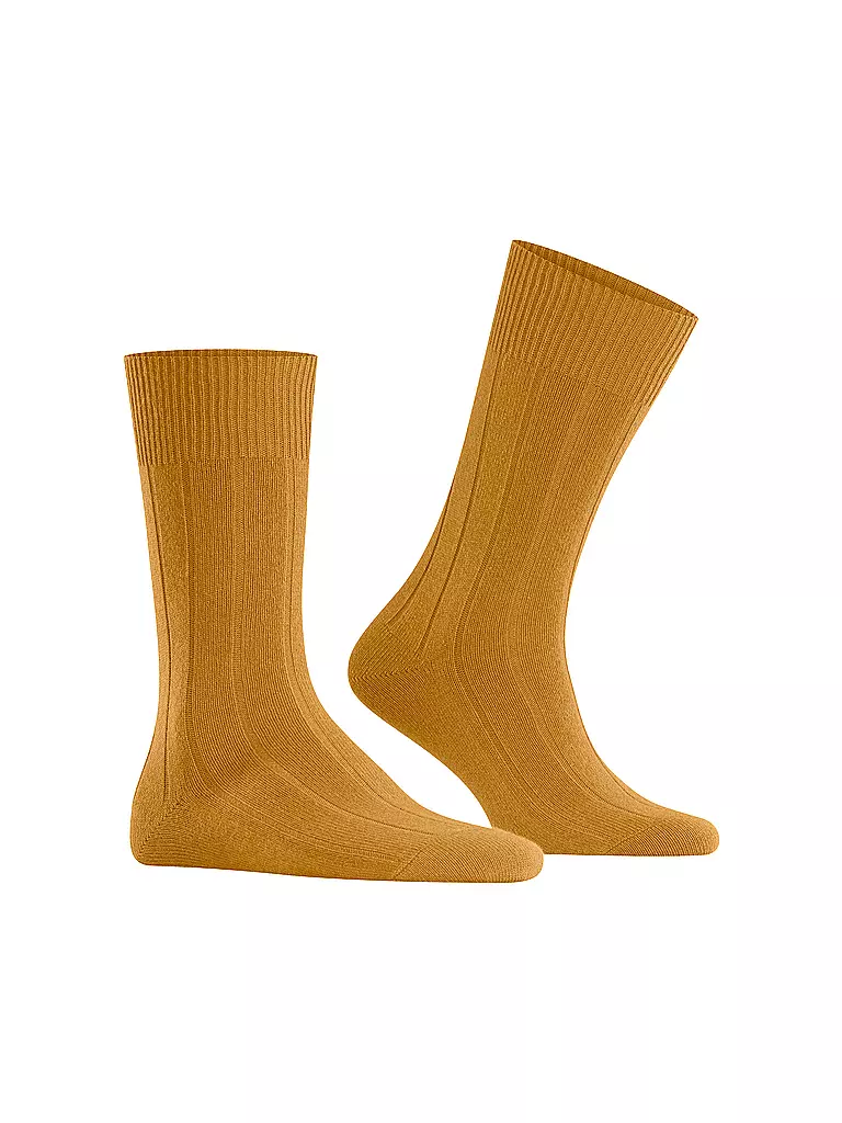 FALKE | Socken LHASA RIB amber | gelb