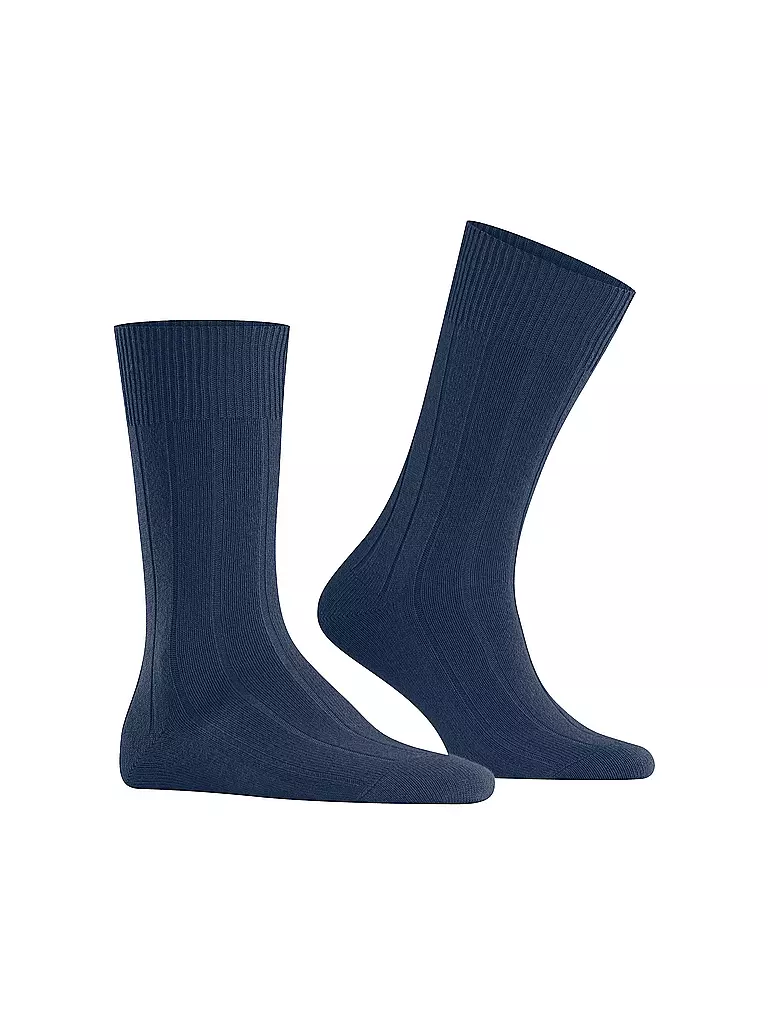 FALKE | Socken LHASA RIB royal blue | hellgrau