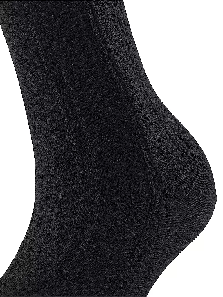 FALKE | Socken NEEDLEPOINT black | schwarz