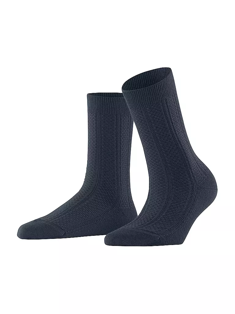 FALKE | Socken NEEDLEPOINT space blue | blau