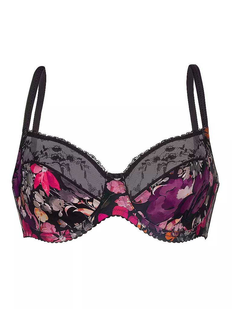 FELINA CONTURELLE | BH mit Reifen FLORAL NIGHT feige / deep Plum | beere