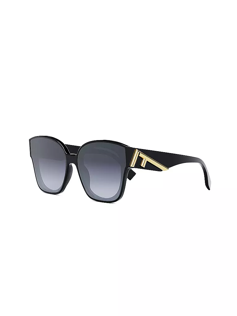 FENDI | FENDI First schwarze eckige Sonnenbrille | schwarz