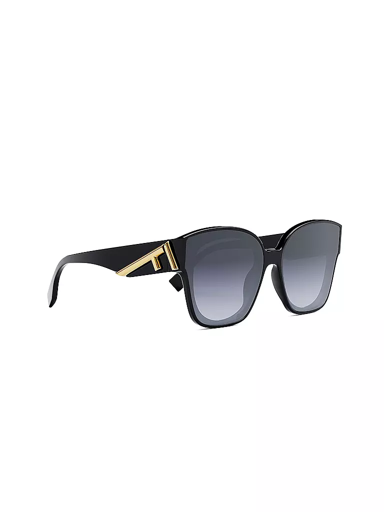 FENDI | FENDI First schwarze eckige Sonnenbrille | schwarz