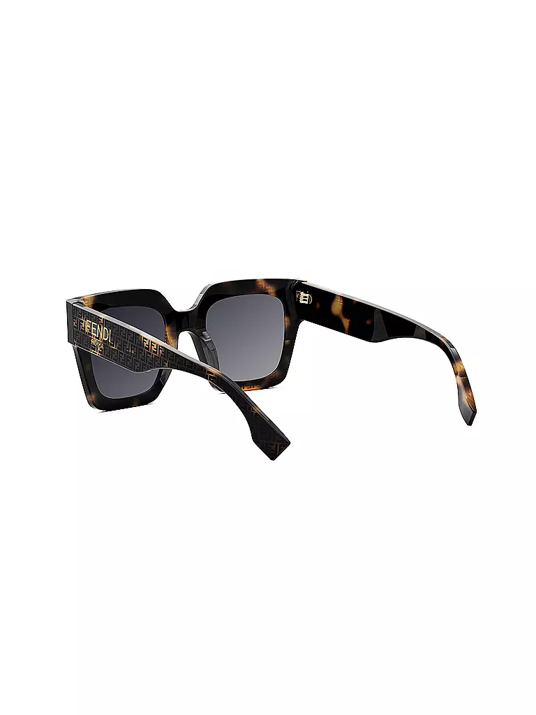 FENDI | FENDI Roma Havana eckige Sonnenbrille | braun