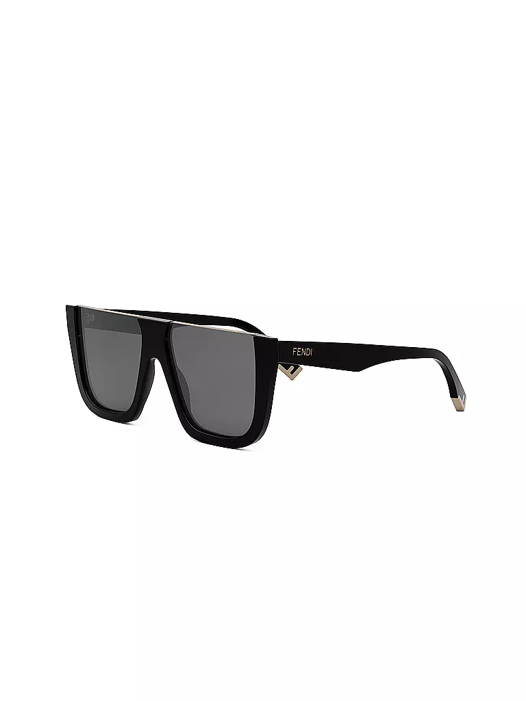 FENDI | FENDI Way schwarze eckige Sonnenbrille | schwarz