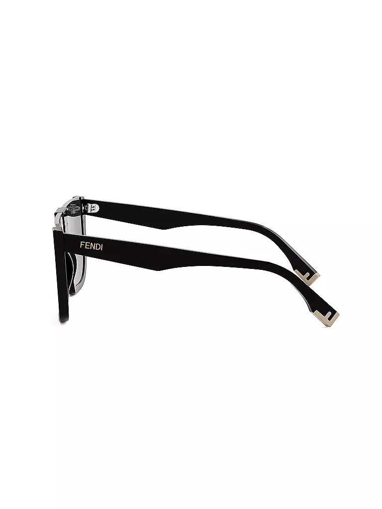 FENDI | FENDI Way schwarze eckige Sonnenbrille | schwarz