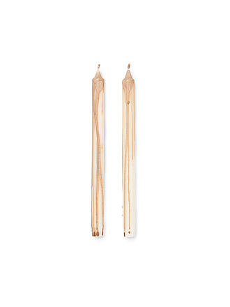 FERM LIVING | Stabkerze DRYP 2er Set 30cm Beige