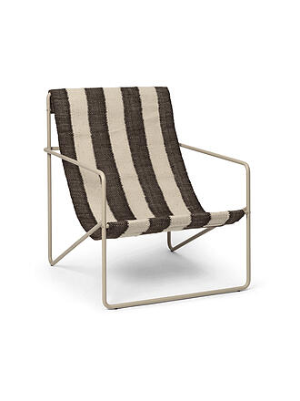 FERM LIVING | Desert Lounge Chair Cashmere Off white Chocolate 