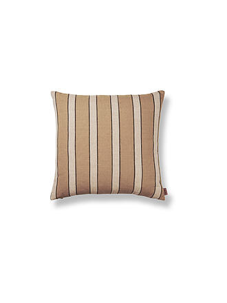 FERM LIVING | Brown-Cotton-Kissen Stripe 