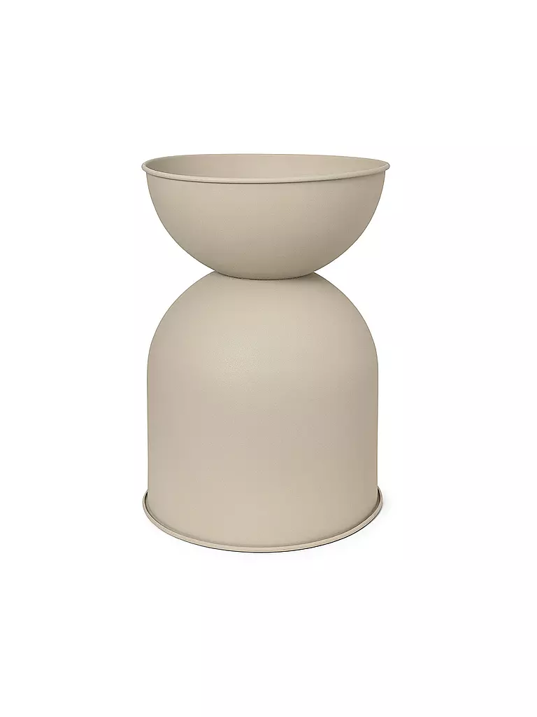 FERM LIVING | Blumentopf - Hourglass Pot Medium Beige  | beige