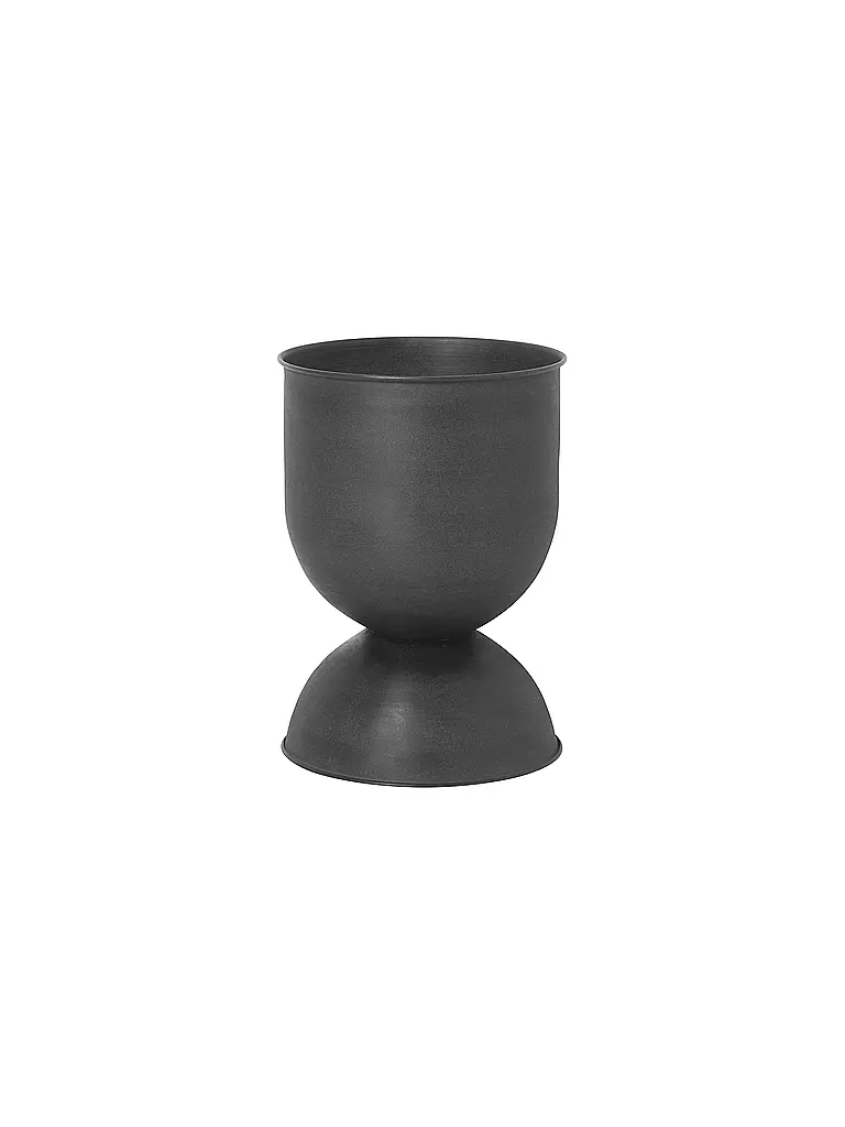 FERM LIVING | Blumentopf - Hourglass Pot Small Black | schwarz