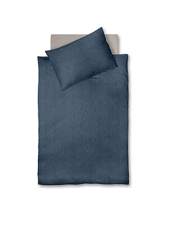 FLEURESSE | Satin Bettwäsche MODERN LIFE B 70x90cm/140x220cm Denim