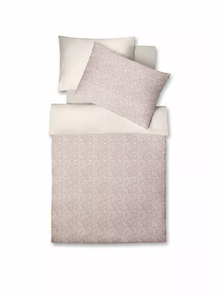 FLEURESSE | Leinen Bettwäsche NIZZA 70x90cm / 140x200cm Coral | rosa