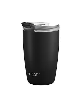 FLSK | Isolierbecher - Thermosbecher CUP Coffee to go-Becher 0,35l Black