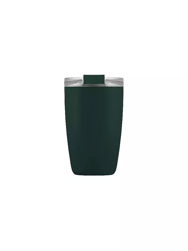 FLSK | Isolierbecher - Thermosbecher CUP Coffee to go-Becher 0,35l Dark Pine  | dunkelgrün