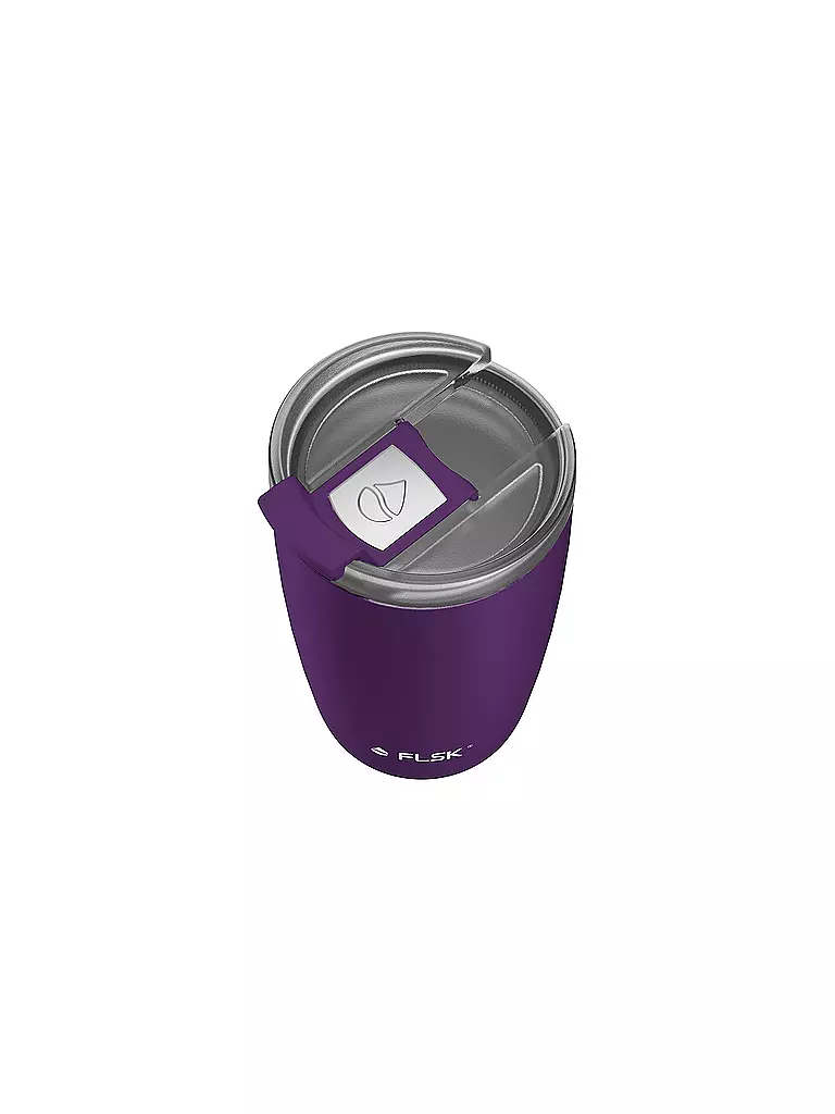 FLSK | Isolierbecher - Thermosbecher CUP Coffee to go-Becher 0,35l Nordic Plum | lila