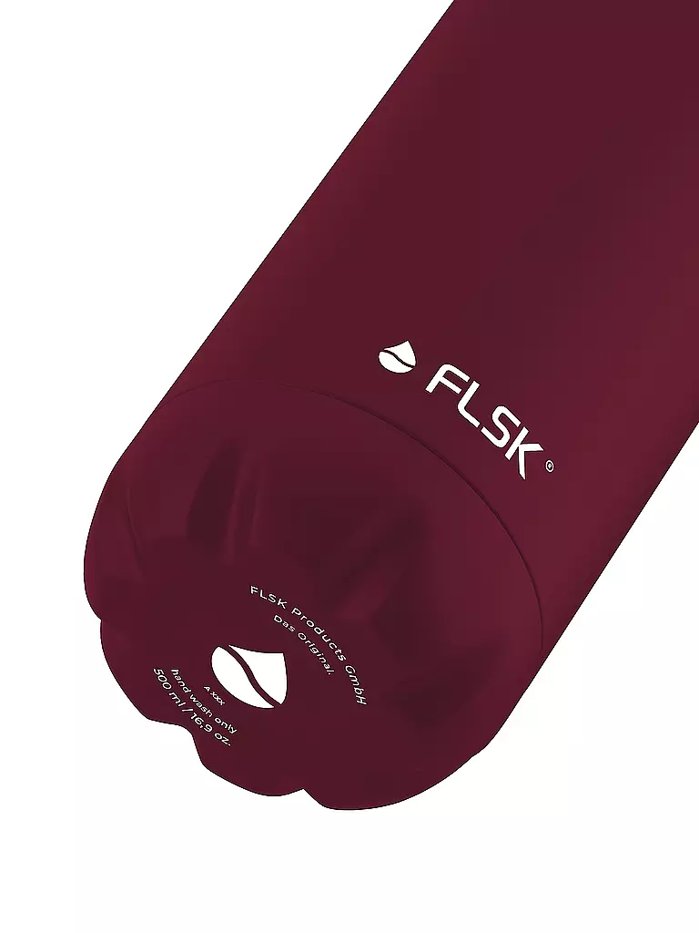 FLSK | Isolierflasche - Thermosflasche 0,5l Winterberry  | dunkelrot