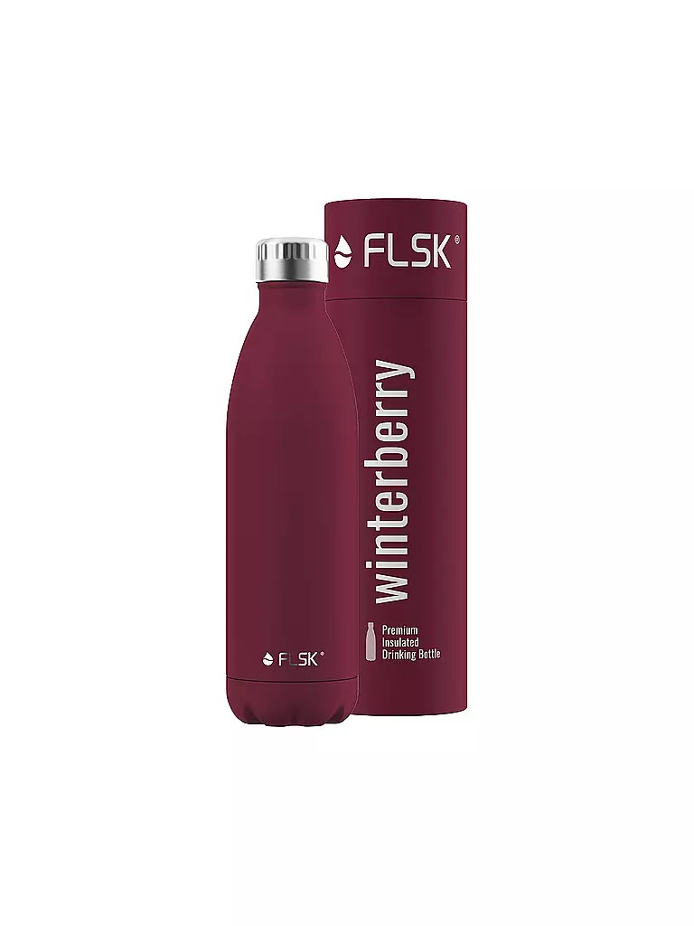 FLSK | Isolierflasche - Thermosflasche 0,75l Winterberry | dunkelrot