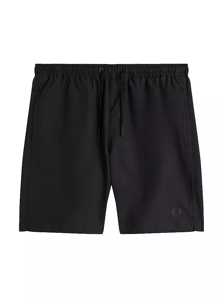 FRED PERRY | Badeshorts | schwarz