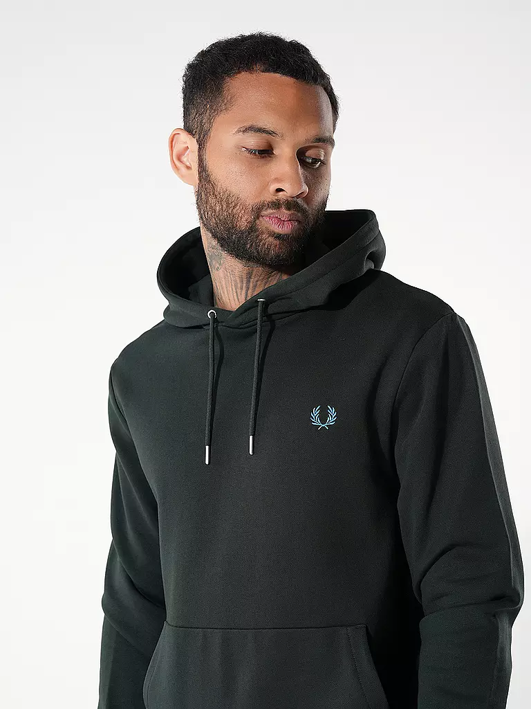 FRED PERRY | Kapuzenpullover - Hoodie | dunkelgrün