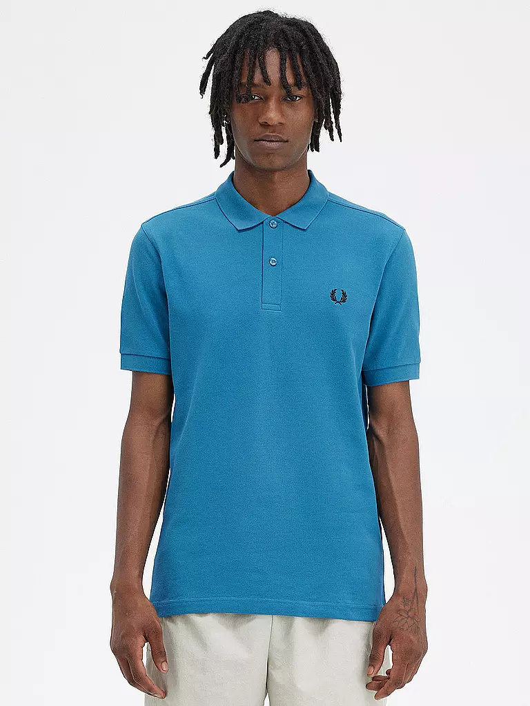 FRED PERRY | Poloshirt Slim Fit | blau