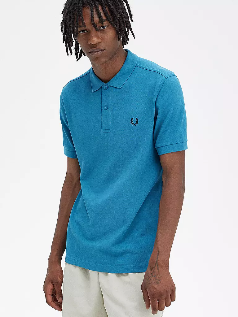 FRED PERRY | Poloshirt Slim Fit | blau