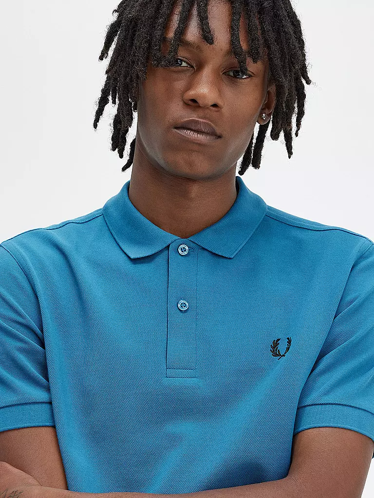 FRED PERRY | Poloshirt Slim Fit | blau