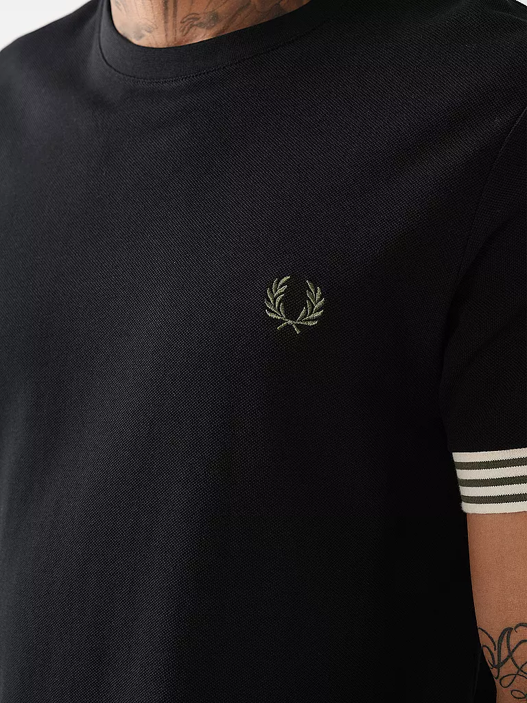 FRED PERRY | T-Shirt | schwarz