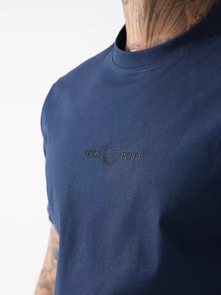 FRED PERRY | T-Shirt | blau