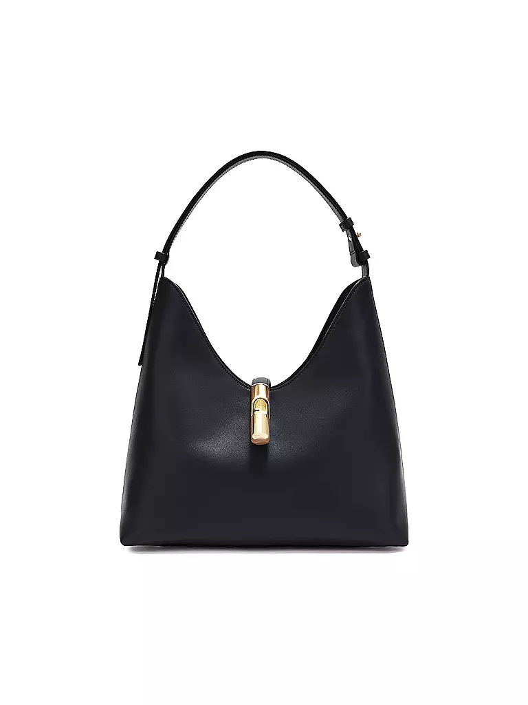 FURLA | Ledertasche - Hobo Bag GOCCIA Medium | schwarz