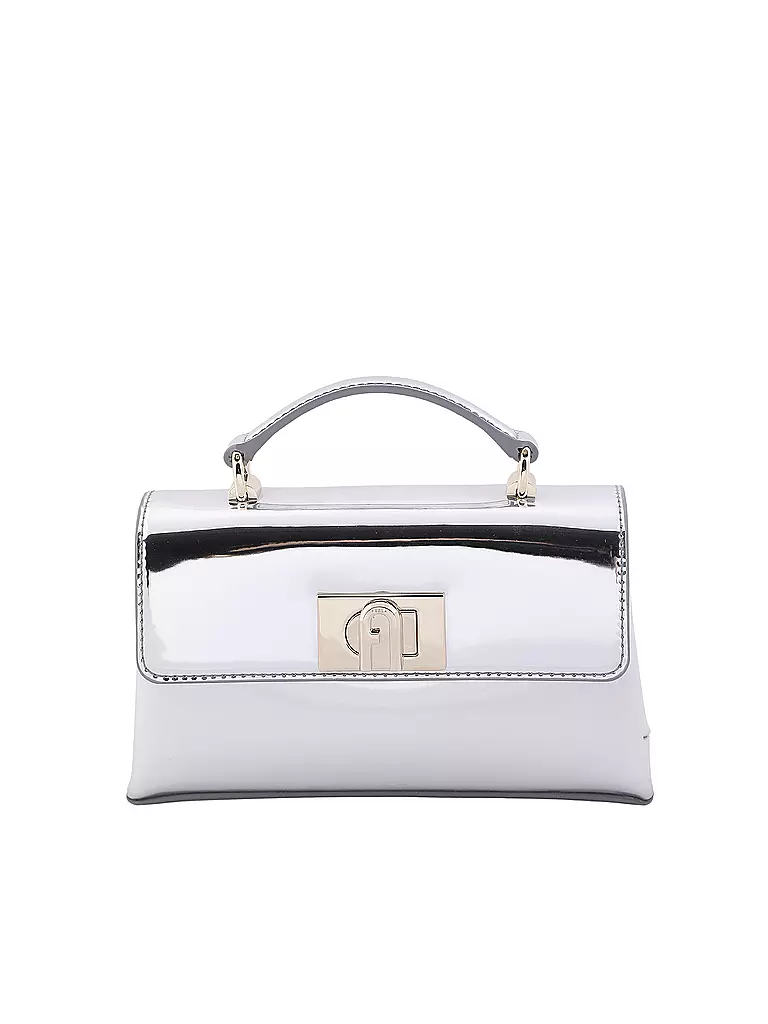 FURLA | Ledertasche - Mini Bag 1927  | silber