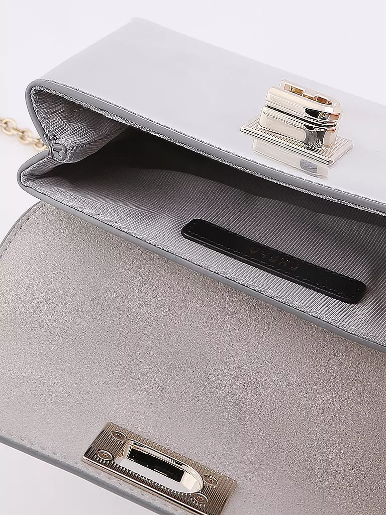 FURLA | Ledertasche - Mini Bag 1927  | silber